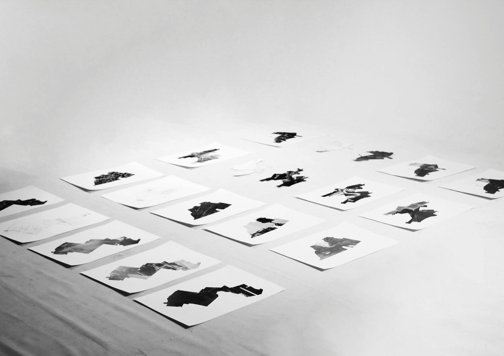 Layered Narratives of Colonial Past - Photograph of Zone Collage Process