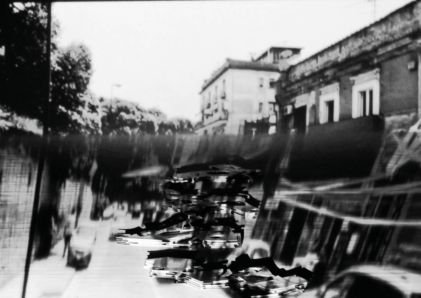 Horizonal Projection - Shadow Projections on Collage Model