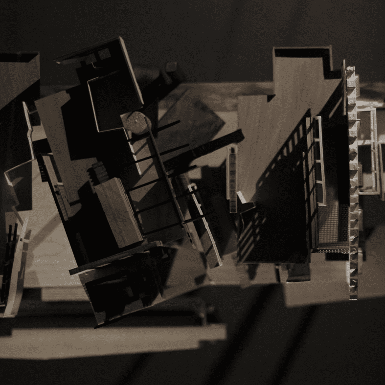 Model Plan View, Rione Terra Planning Office