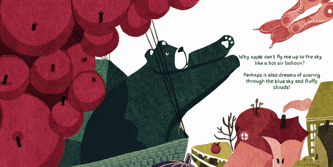 Children's picture book inside pages