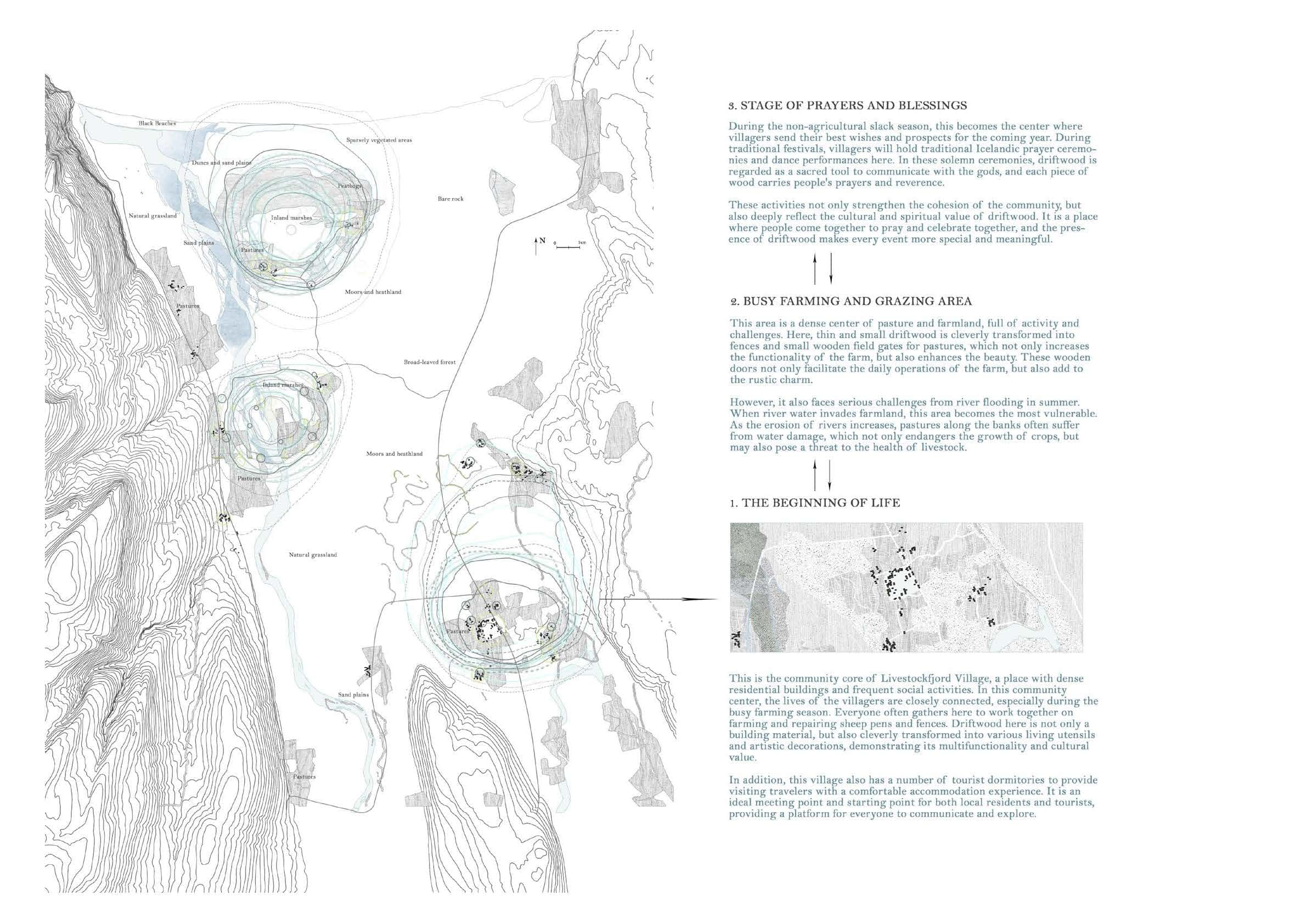 Driftwood is telling the story of Iceland from the Viking times to now.