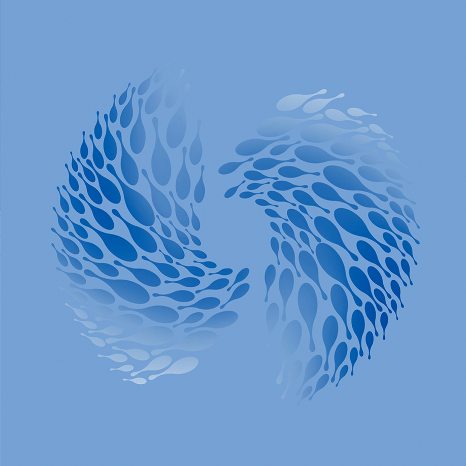 Blue Spiral Texture- Jiahui Huang