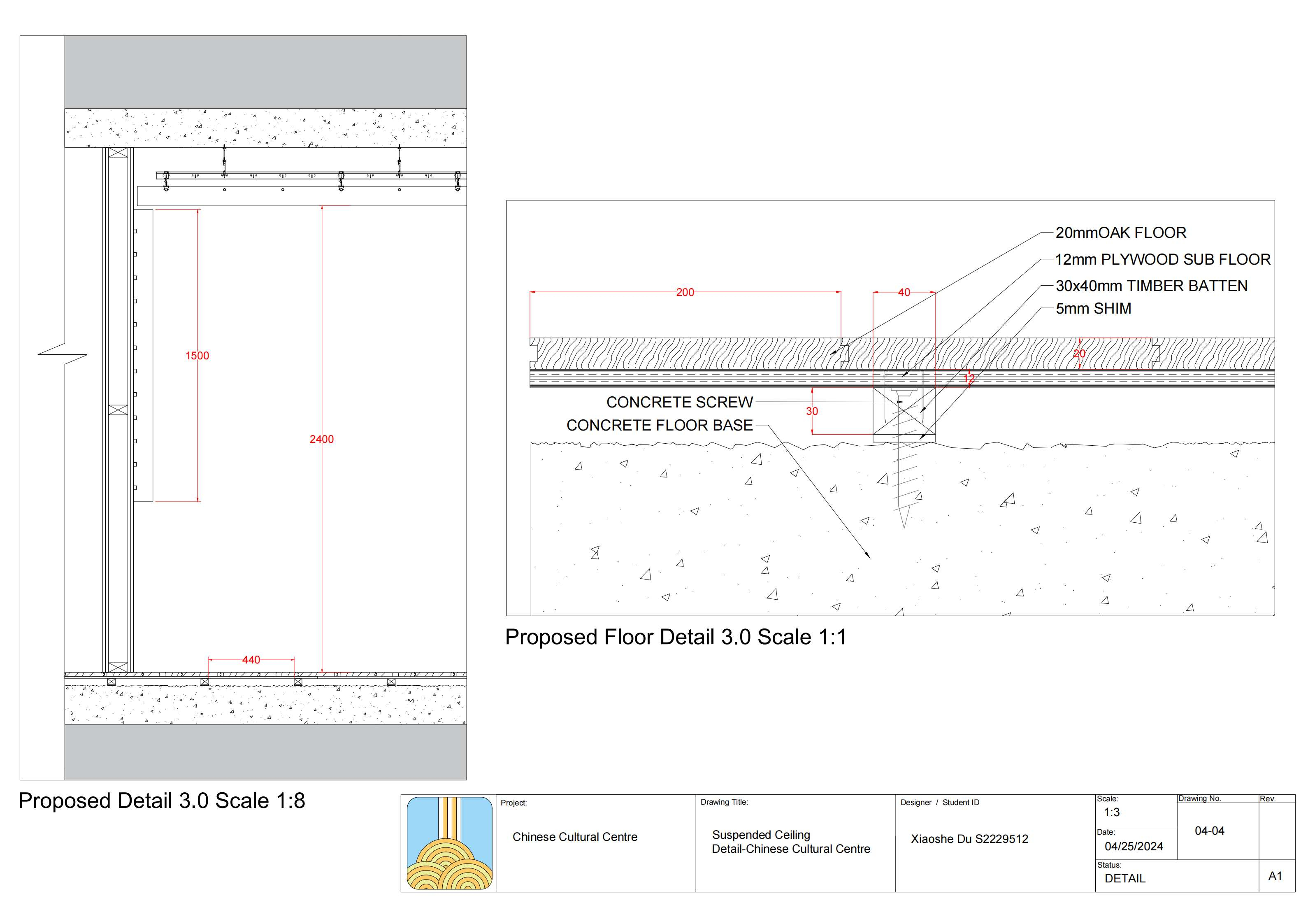 Detailed Drawing-Ceiling & Floor