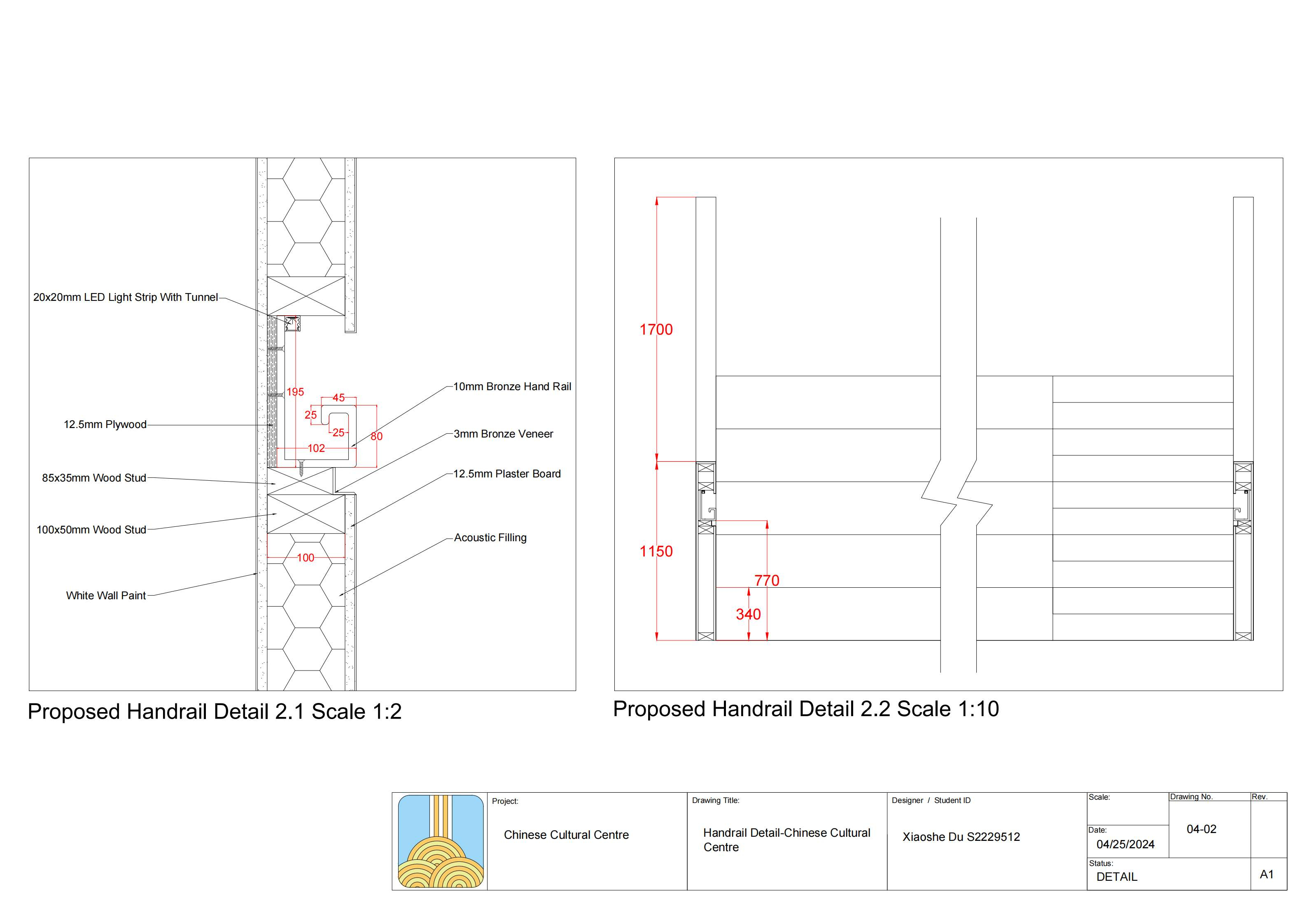 Detailed Drawing-Handrail