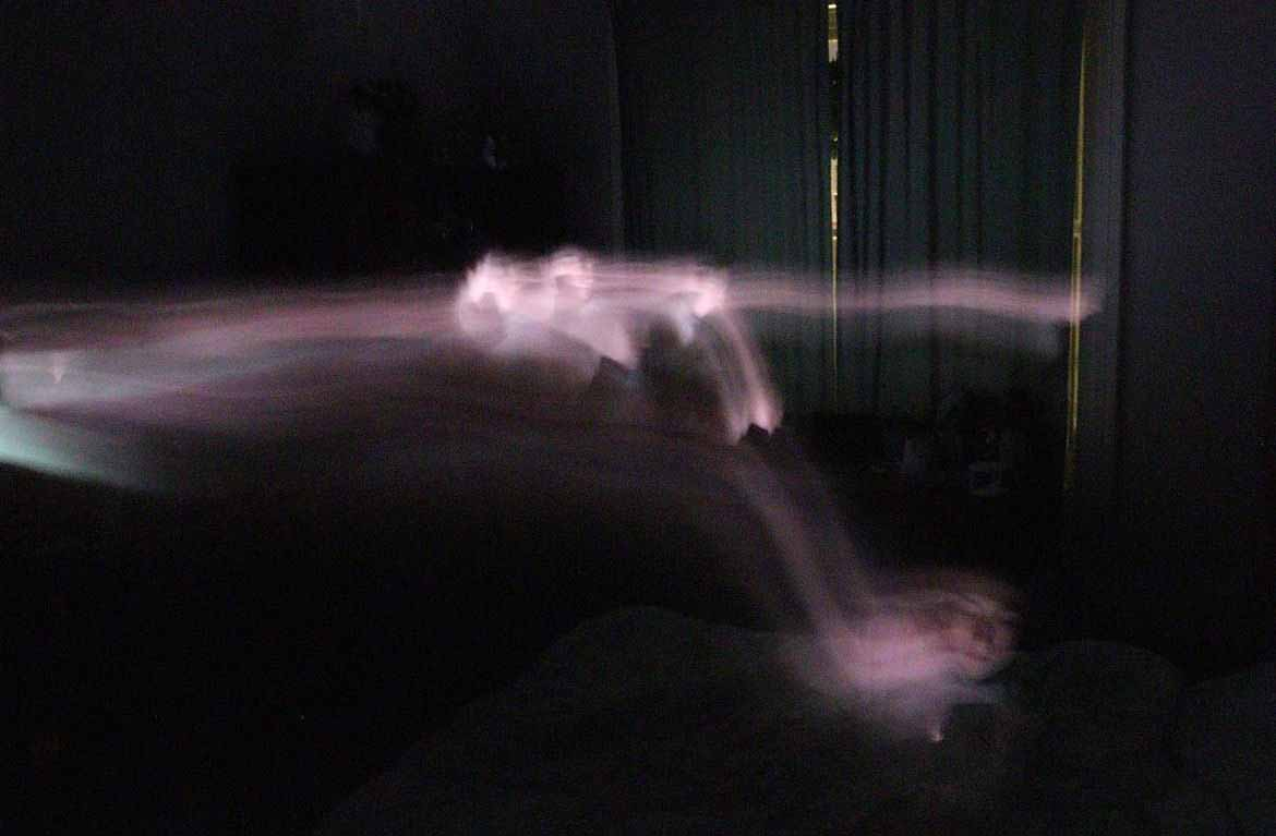 self portrait, long exposure