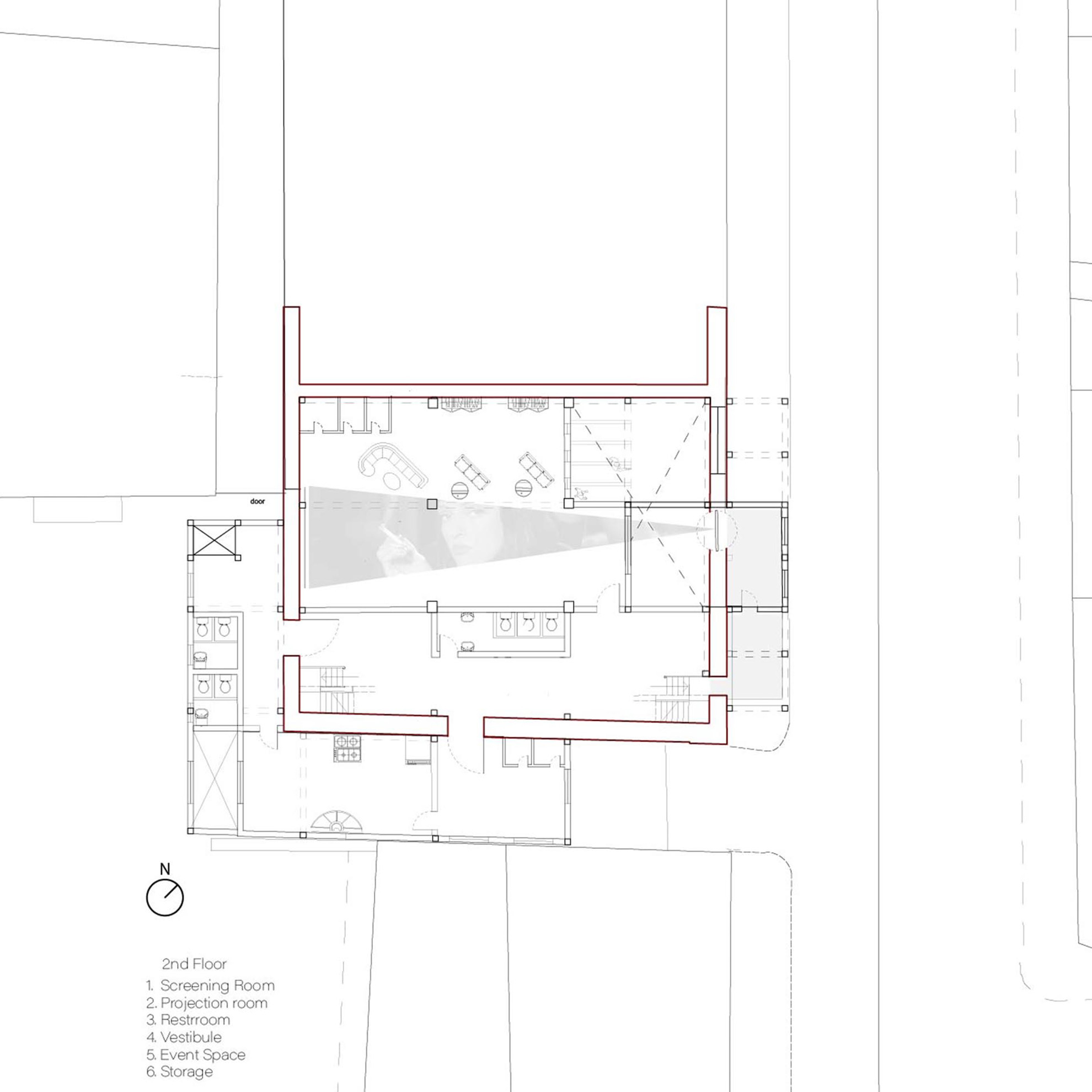 Second floor plan.
