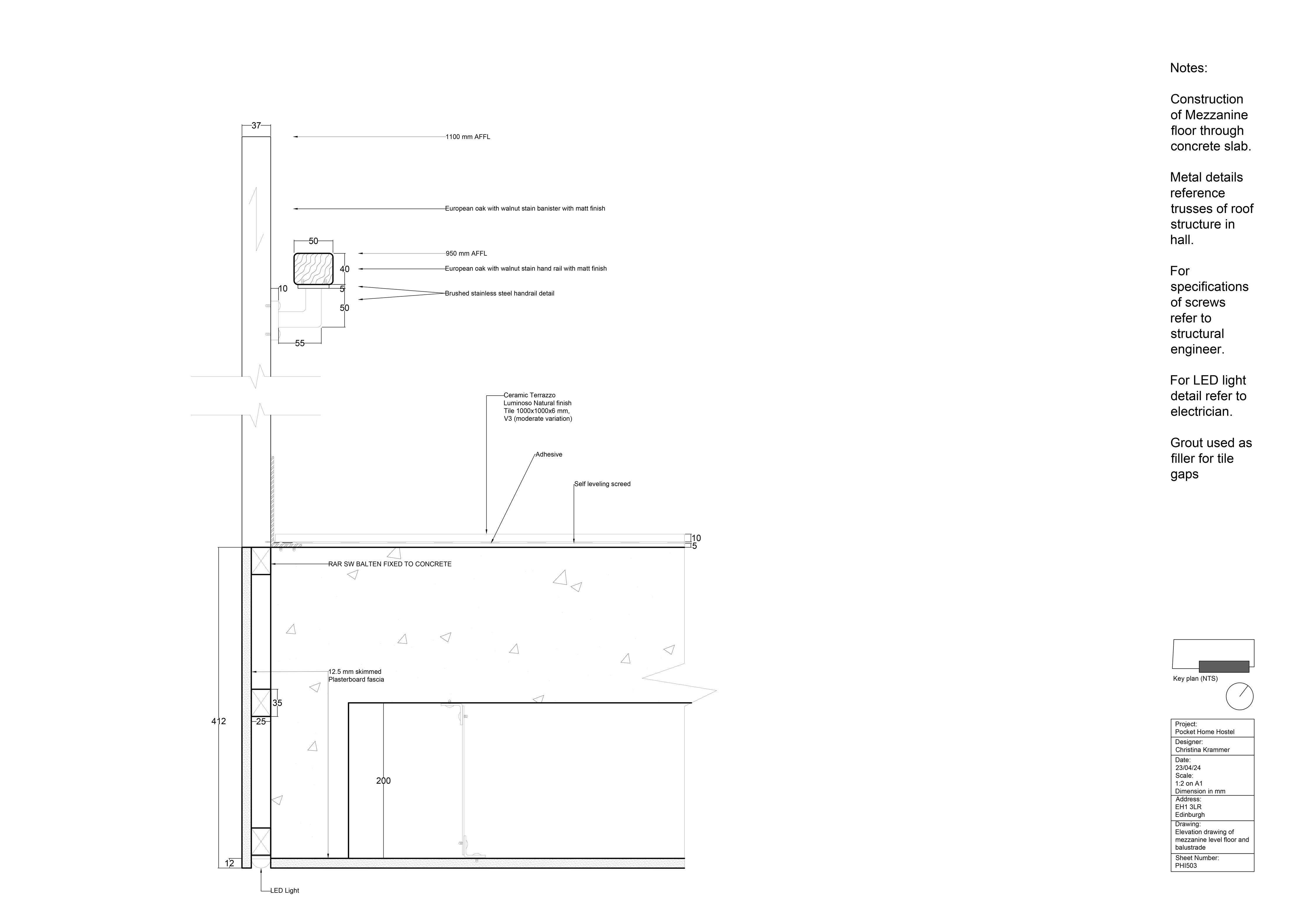 Interior Design Detail Drawing