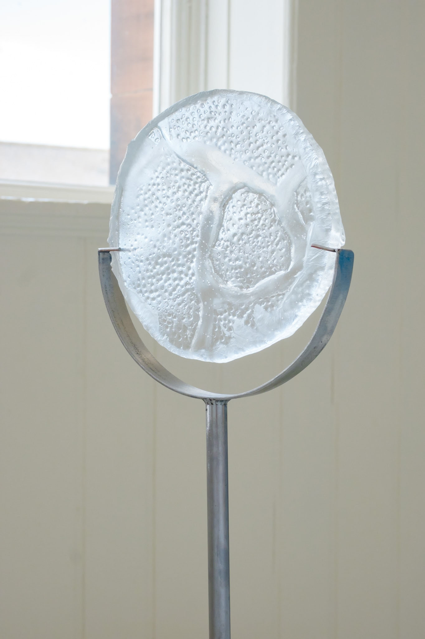 Glass Work and Metal Stand.