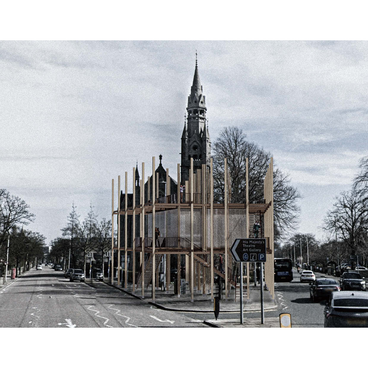 Rendering of the memory centre