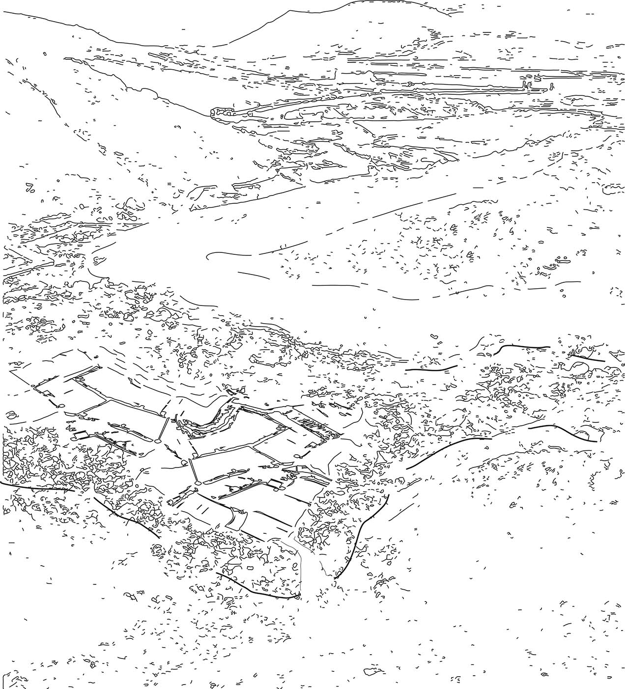New plain and farmland