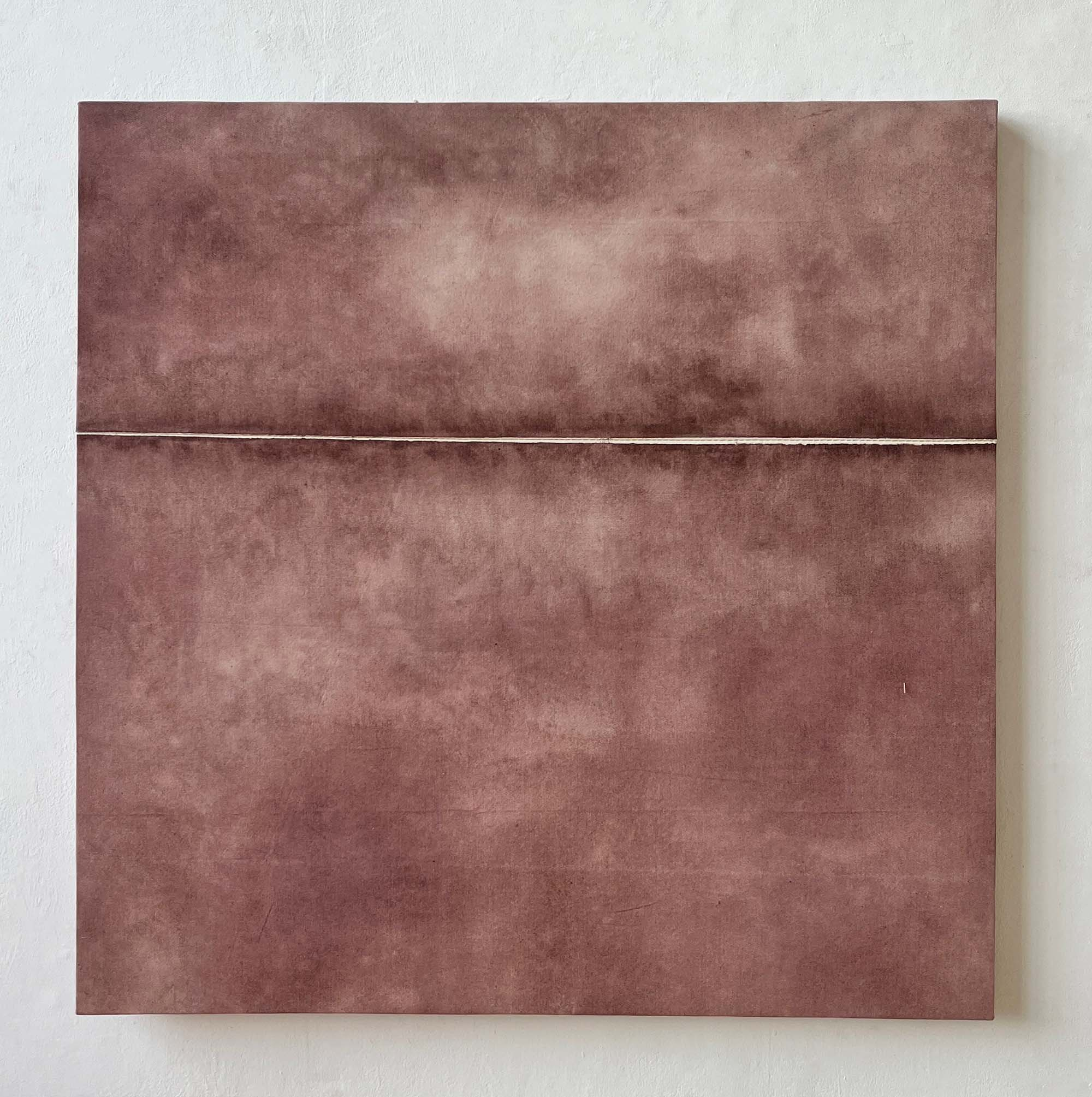 painting with stitched line