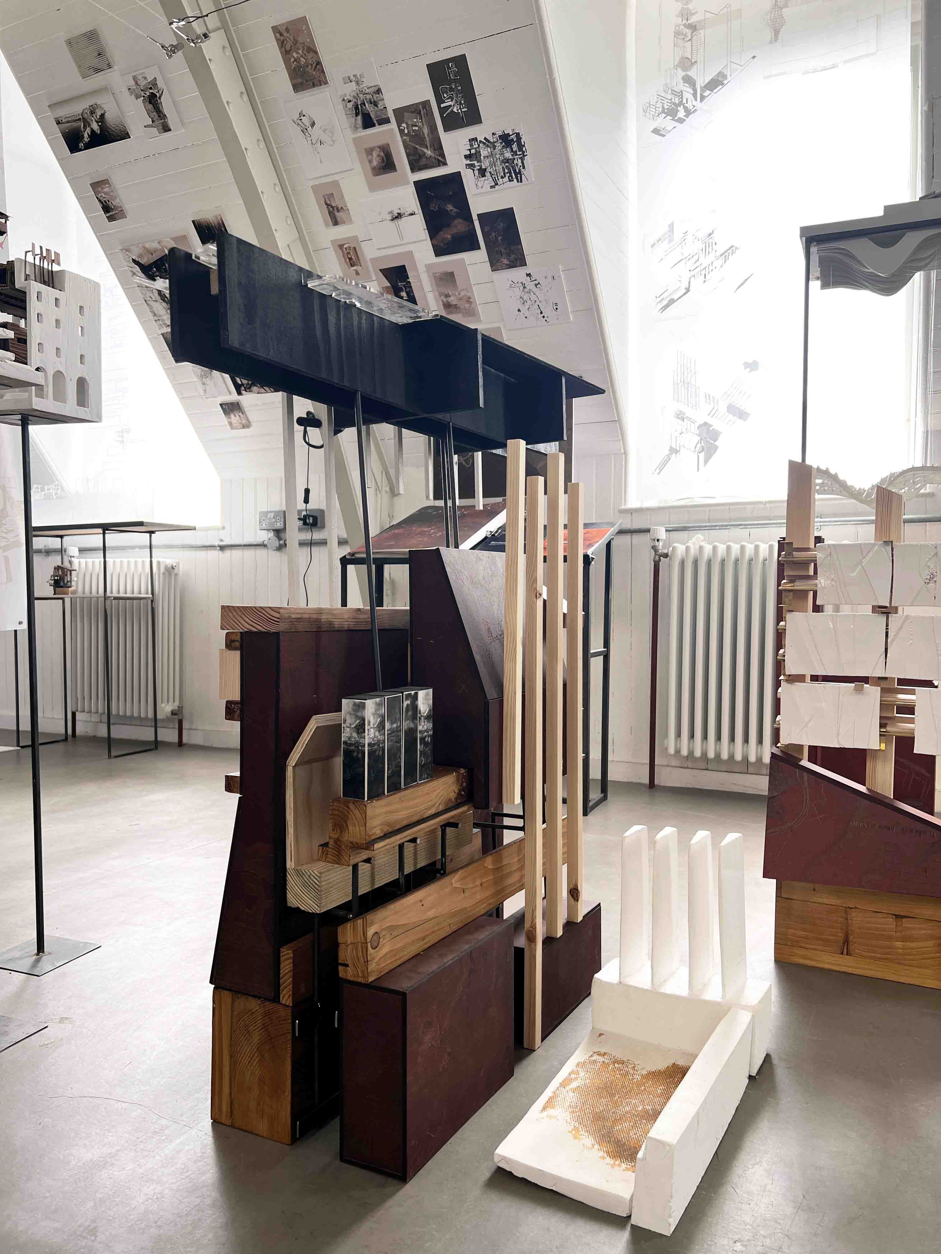 Core Sample 02 - in the Context of the Studio Installation