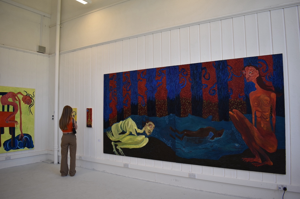 installation picture at Graduate show