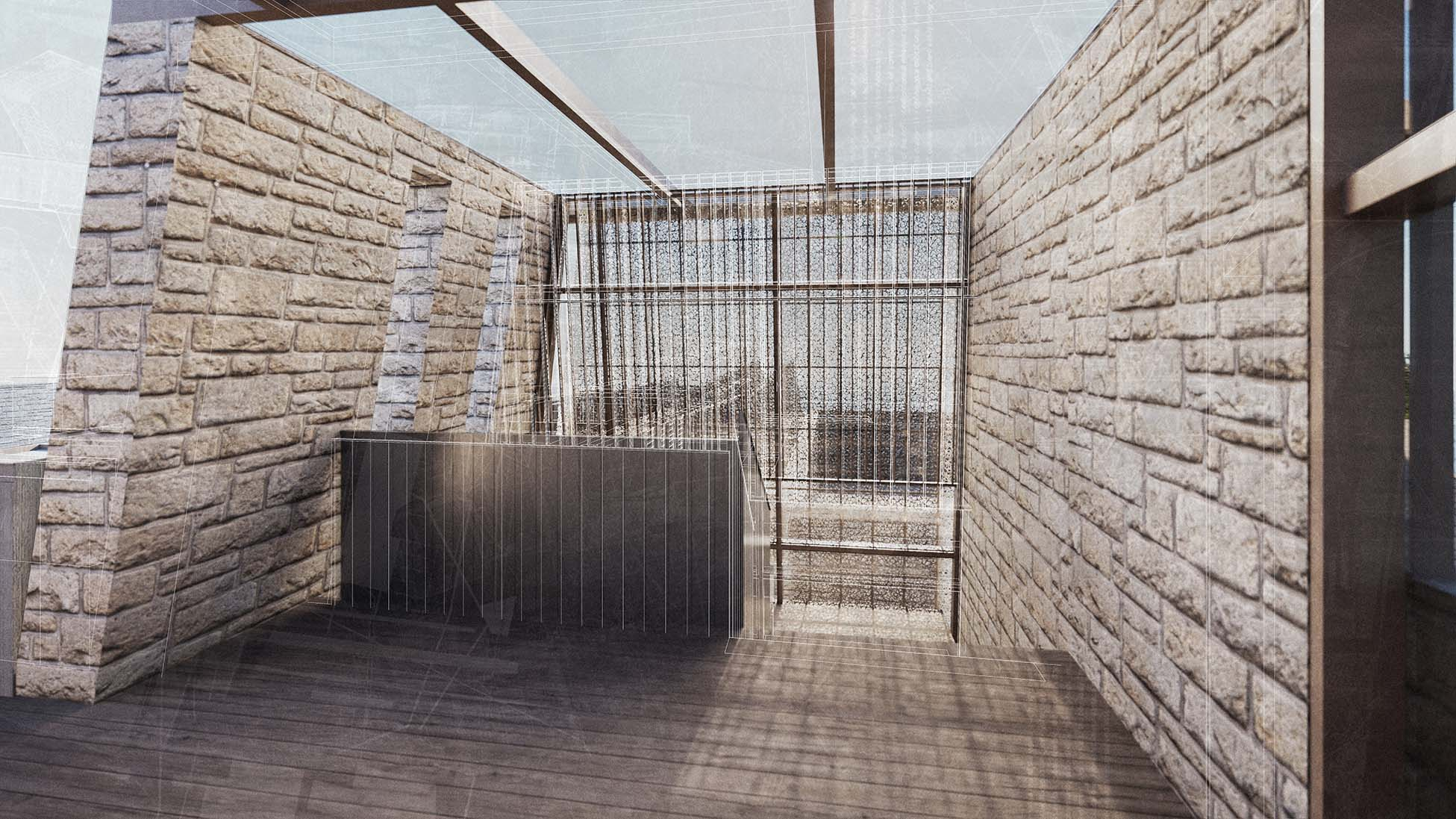 Restaurant Circulation - Tessellated Light
