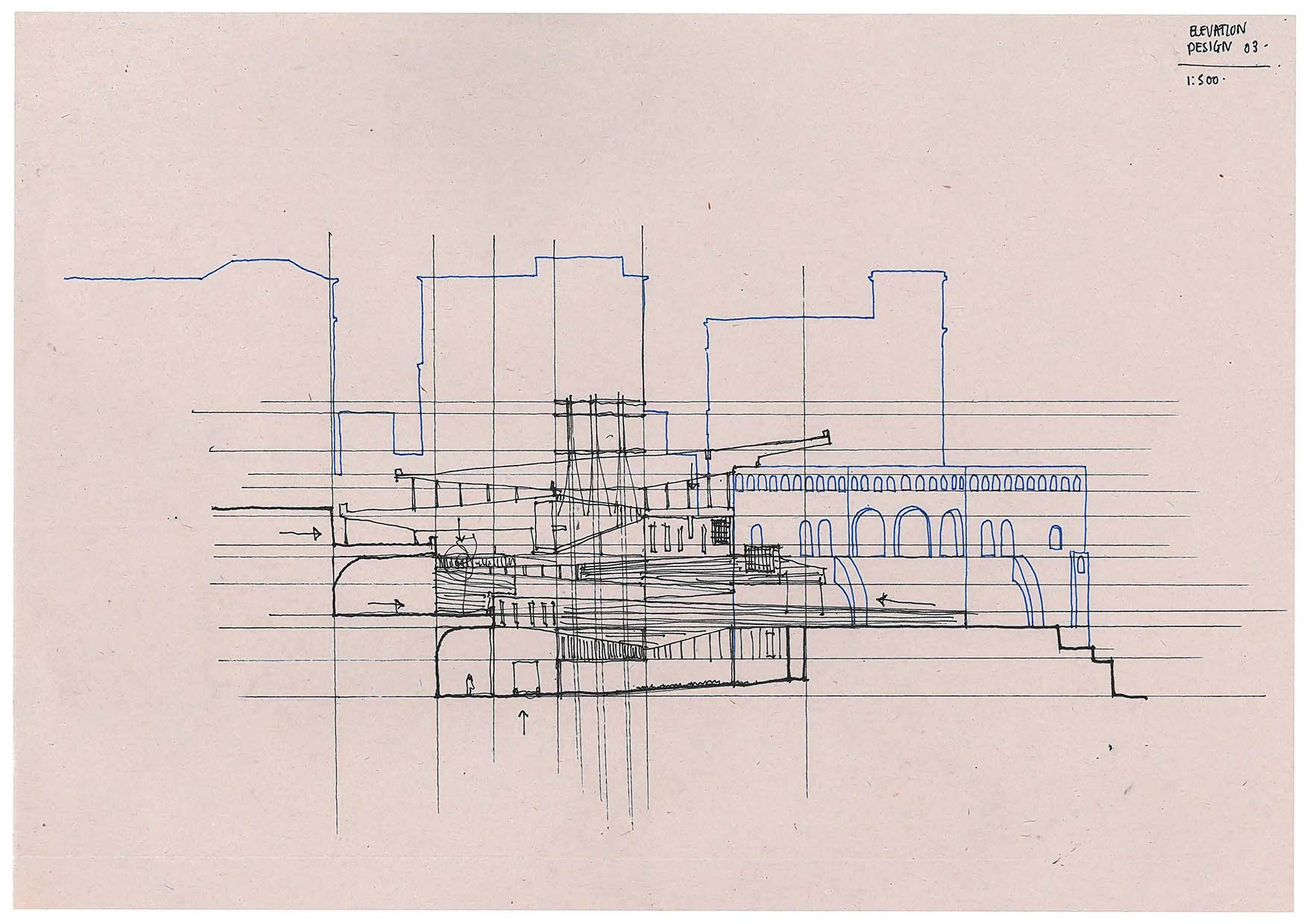 Incontri e Voci Waterhouse - Elevation Study 03
