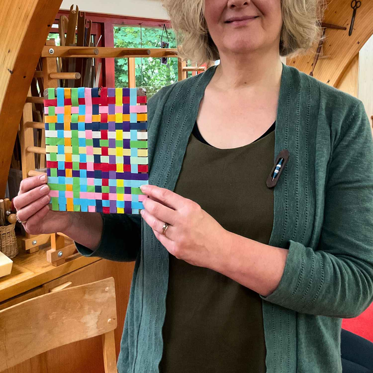 another participant holding their policy device