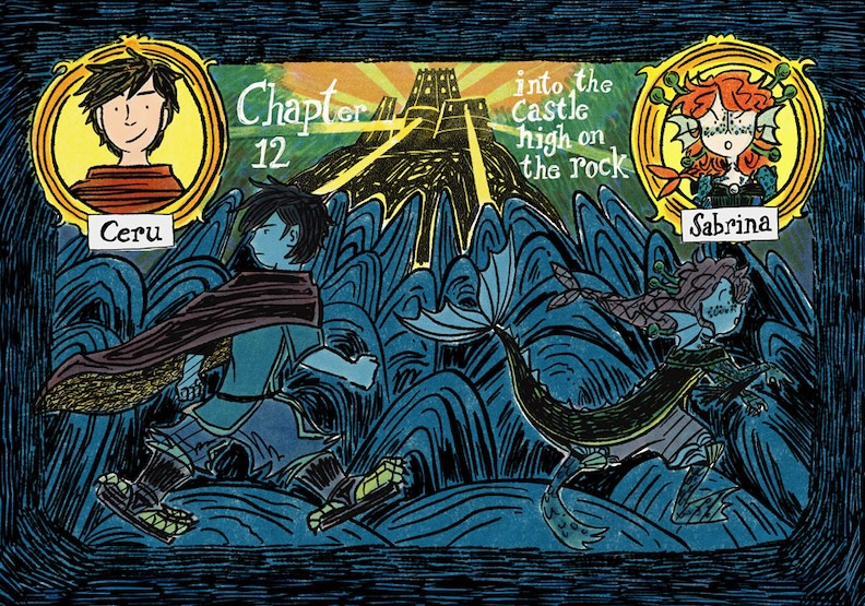 Into the Castle High on the Rock illo