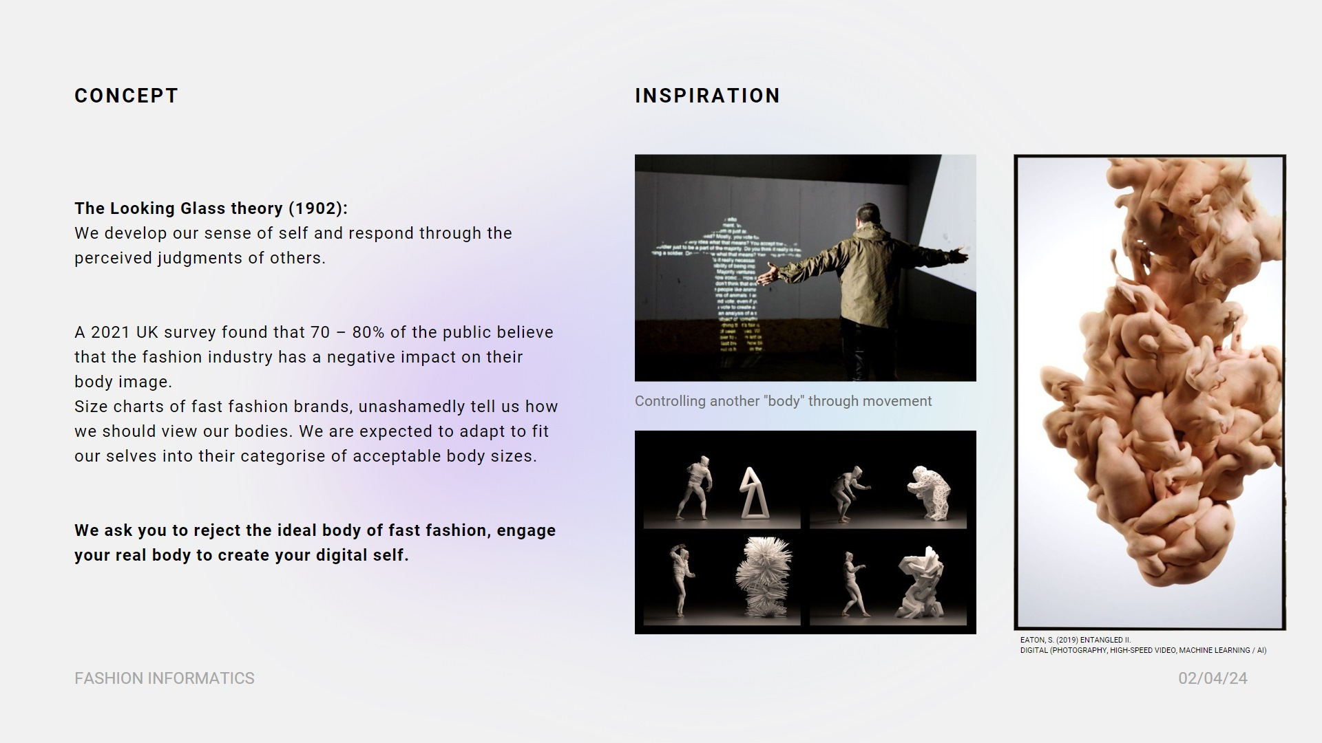 inspiration and concept page