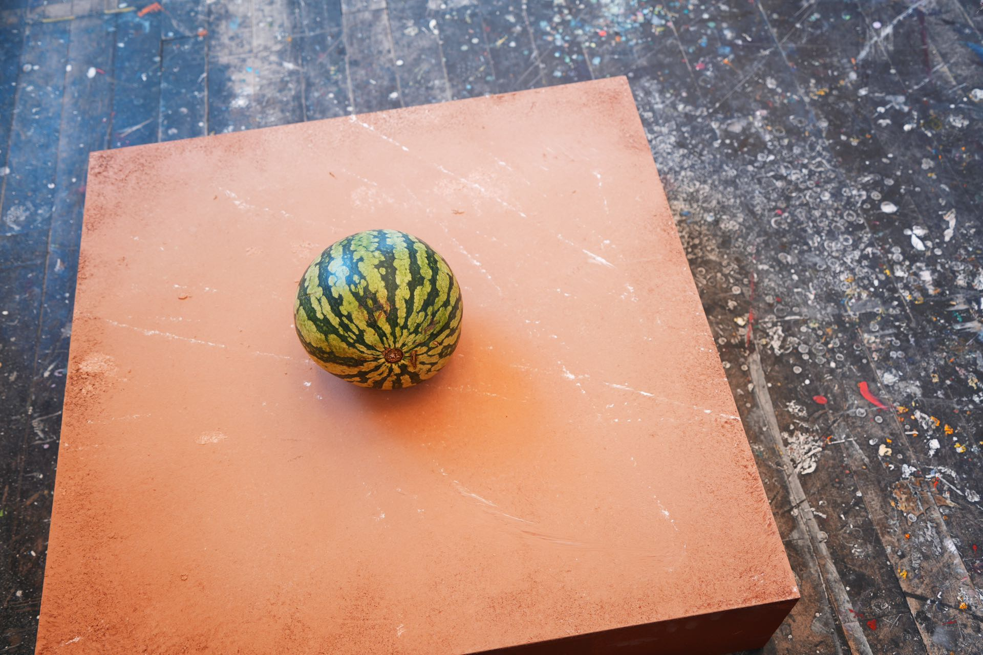 Watermelon on the stand