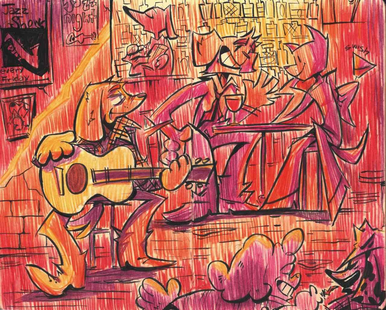At the Jazz Bar