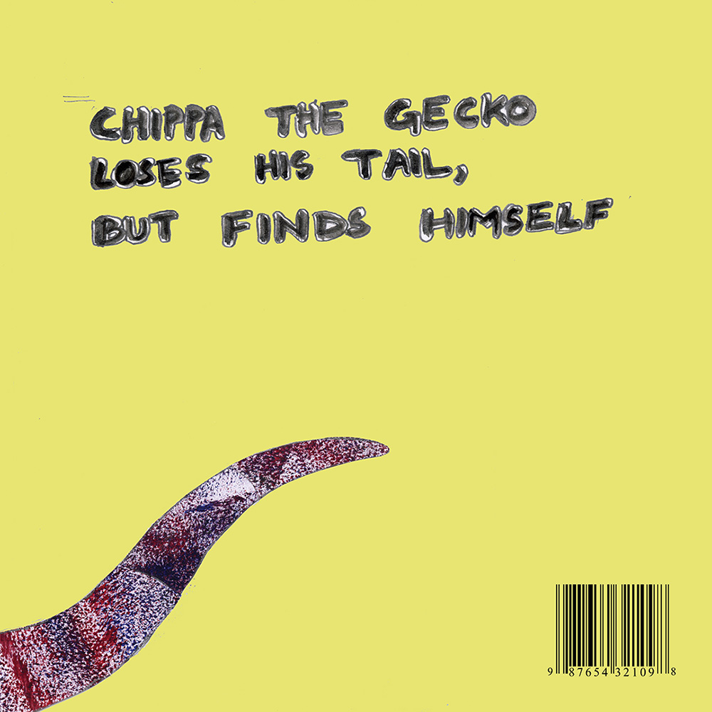 backcover for a childrens book. Only time will tail