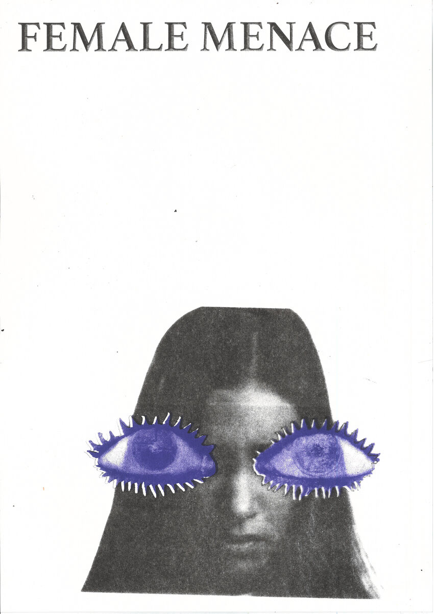 poster of woman with large eyes