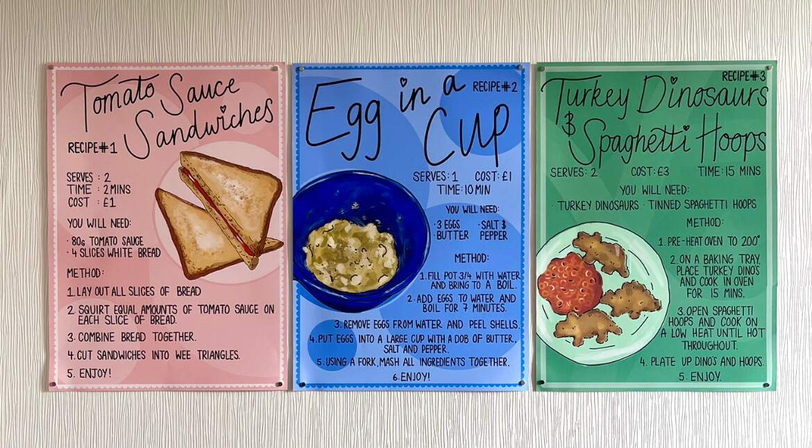 Posters side by side