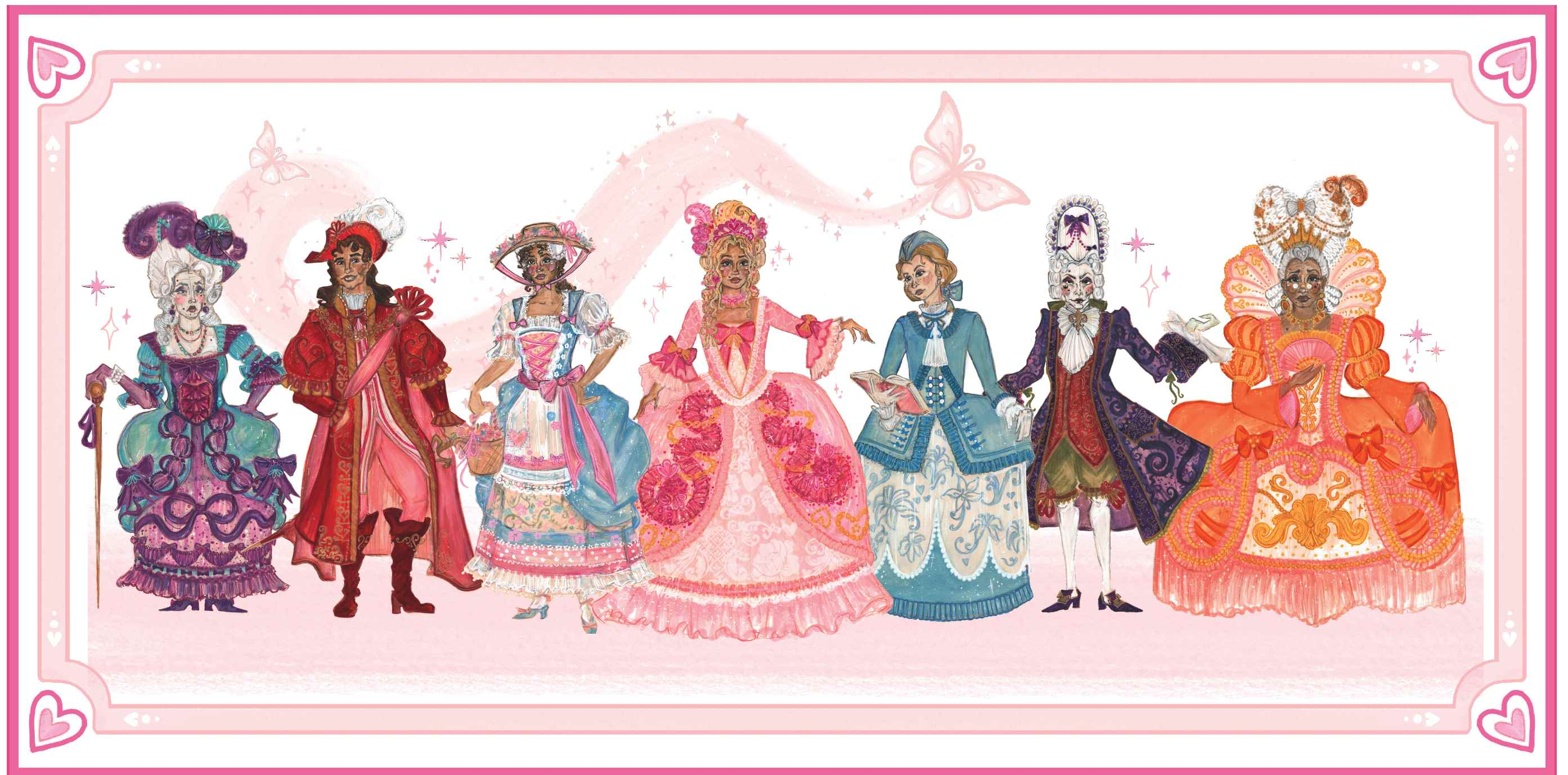 Final lineup for Barbie princess and the pauper