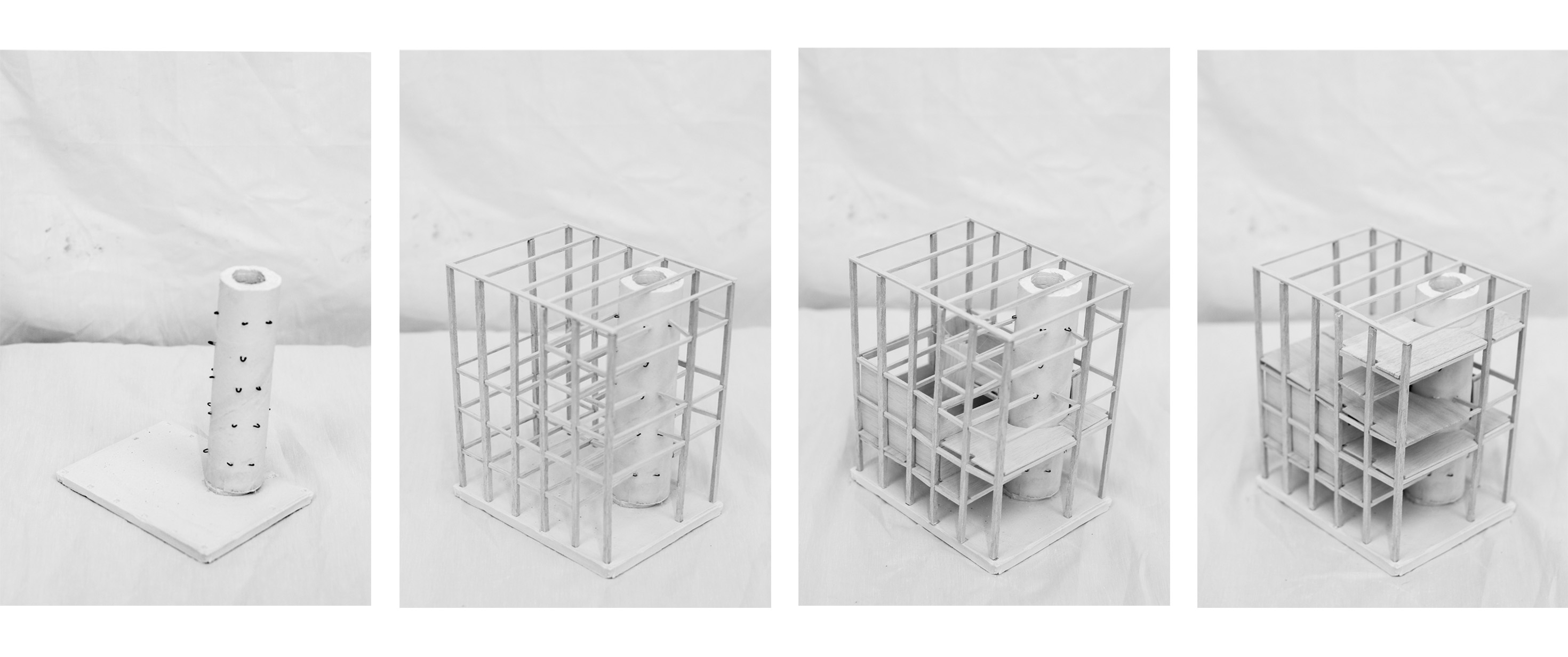 1:100 structural model in 4 phases