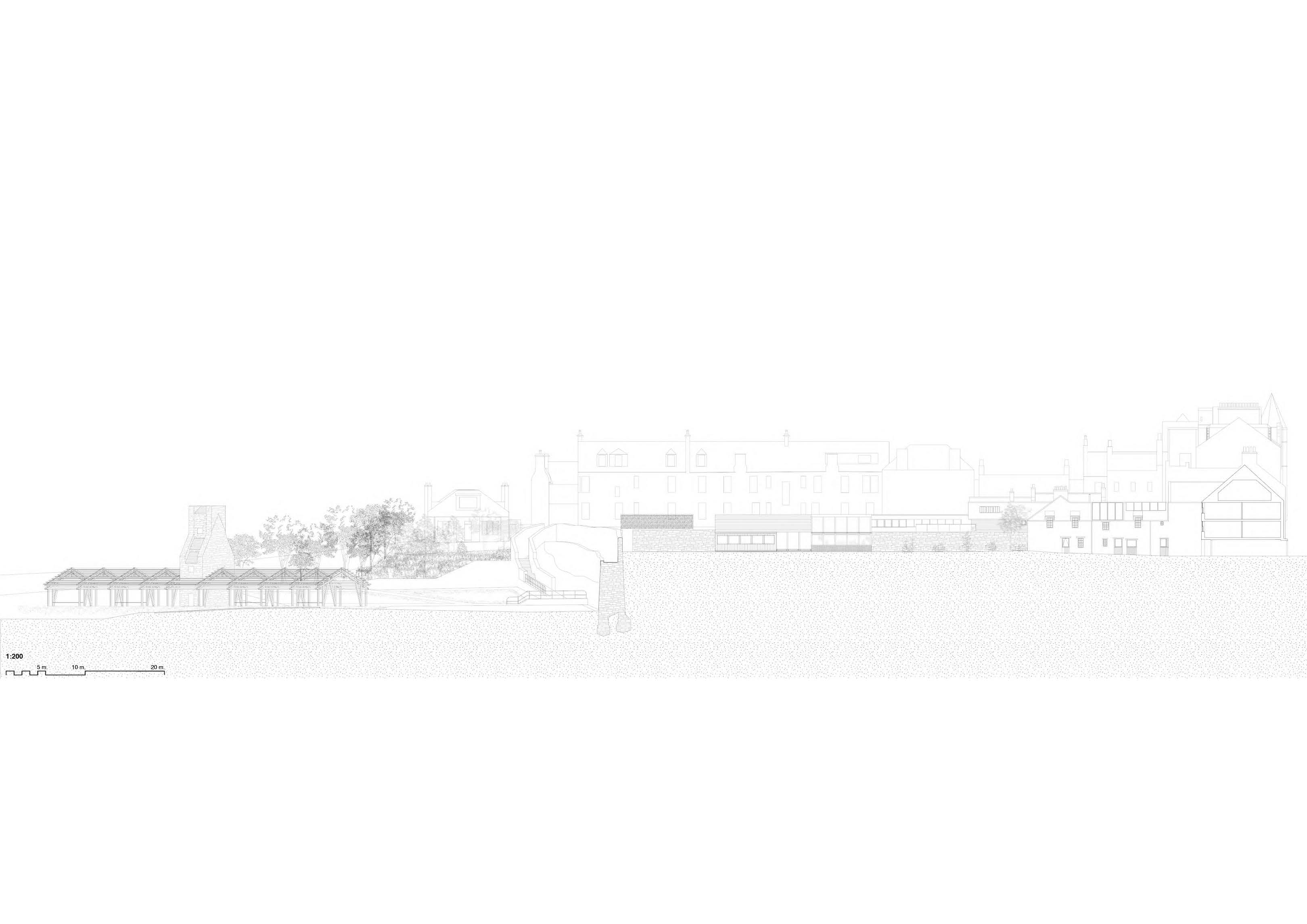 Flesher's Close Section 1:200 with Market