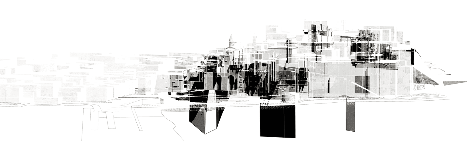 West Elevation, Staple Xray Study