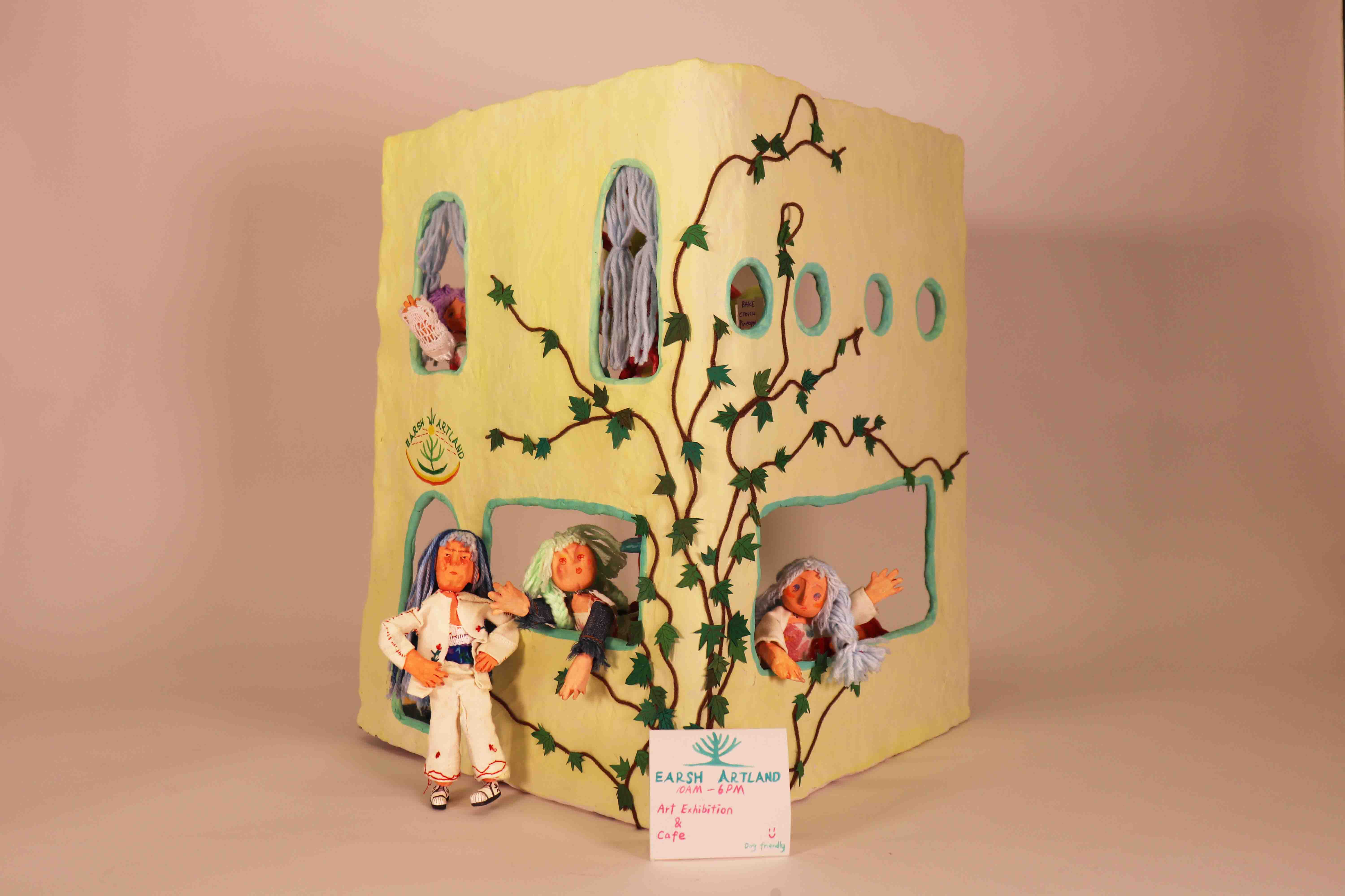 Panoramic view of the installation