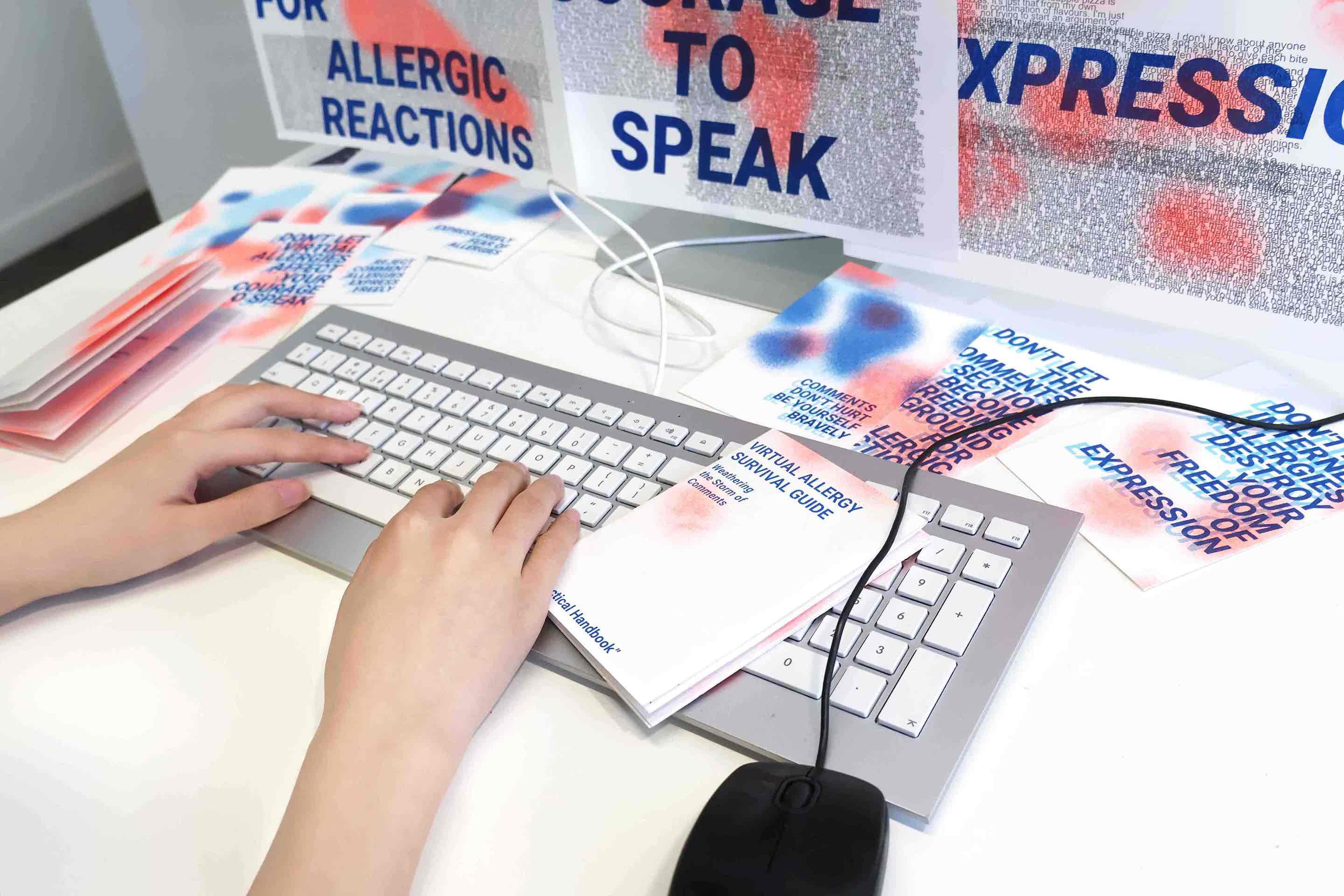 Prints in the environment of computer room